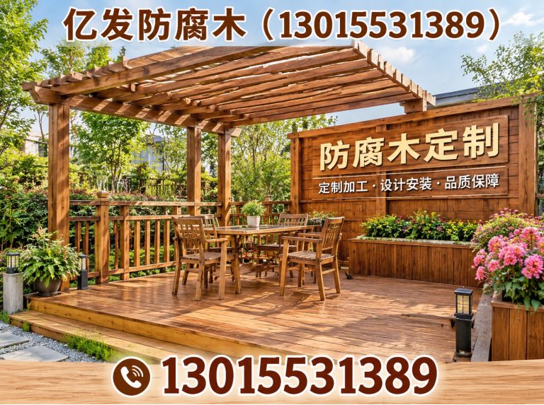 郑州经济技术开发区防腐木定制展示图